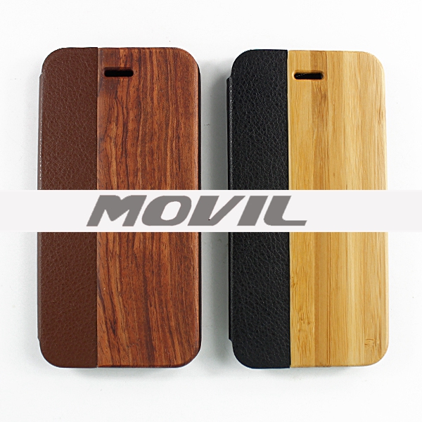 NP-2388 Funda de auténtica madera de bambú para iPhone 6-9